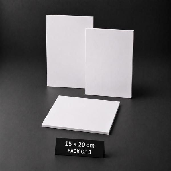 Drawing boards, 15 x 20 cm, pack of three