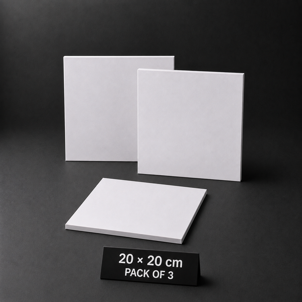 Drawing boards, 20 x 20 cm, pack of three