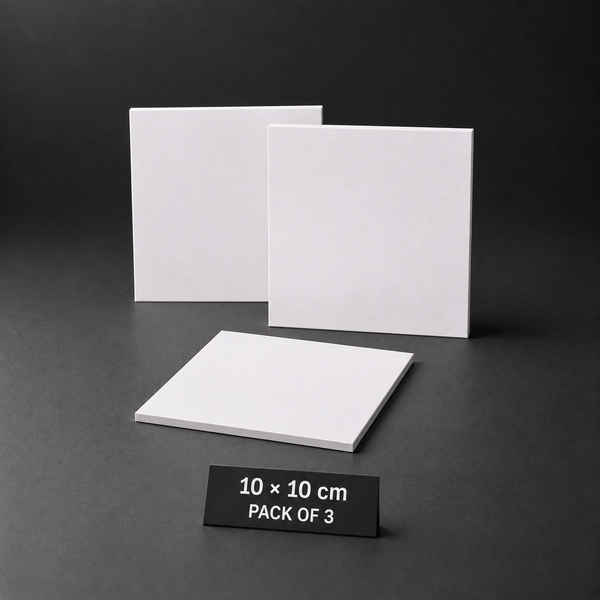 Drawing boards, 10 x 10 cm, pack of three