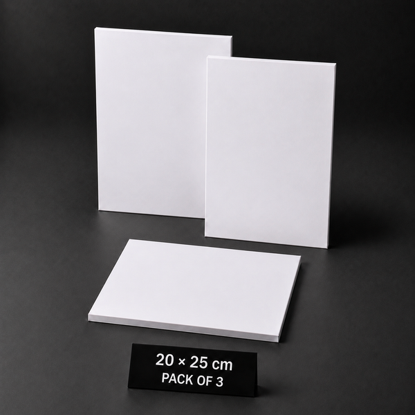 Drawing boards, 20 x 25 cm, pack of three