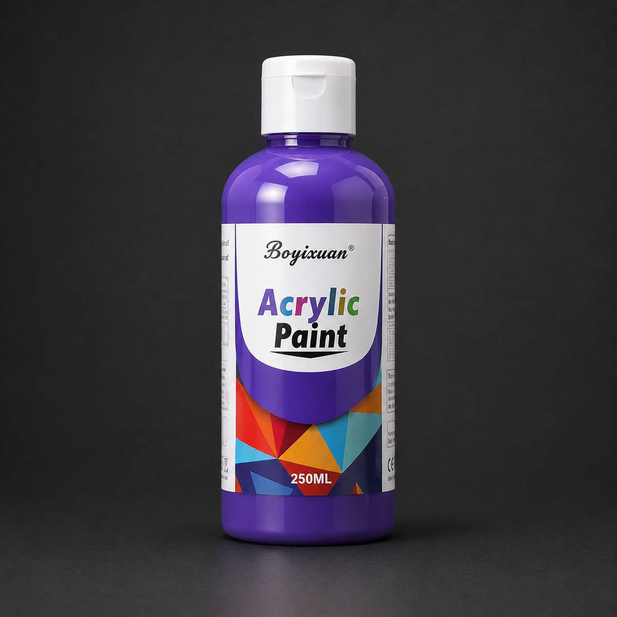 250 ml bottle of acrylic paint, purple