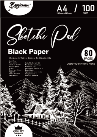 COLOURIVO sketch pad in A4, 80 sheets at 100 GSM